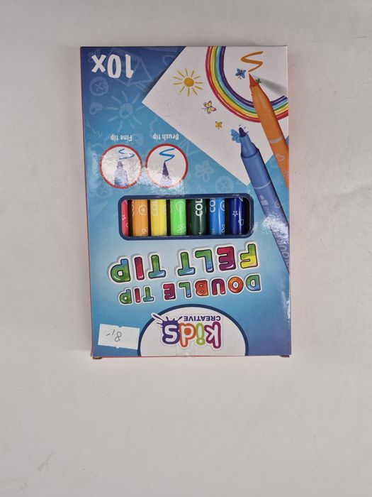 zestaw 10 dwustronnych pisaków