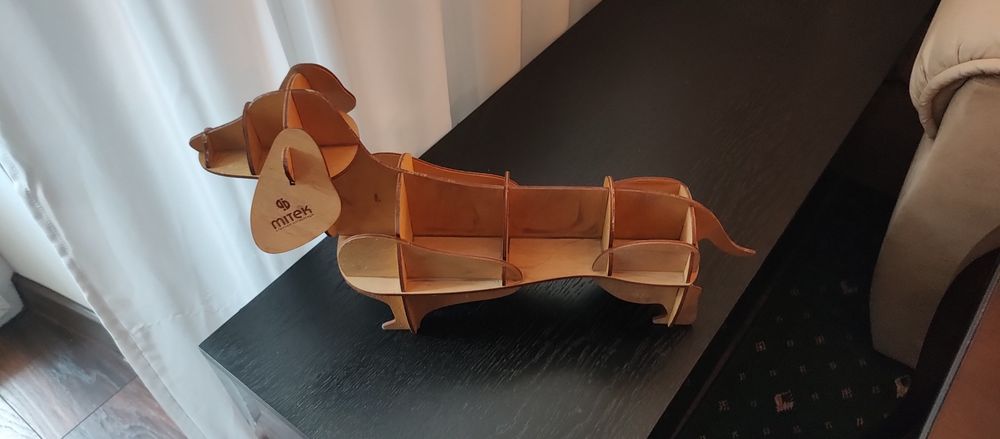 Фигурка Таксы деревянная