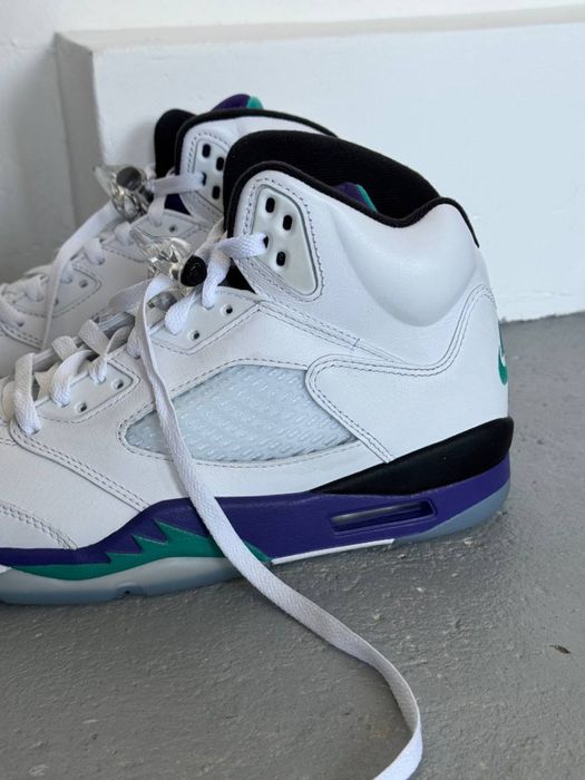 Оригинал Nike Air Jordan 5 Retro OG ‘Grape’ (HQ7978 100) кожание мужские джордан найк белие