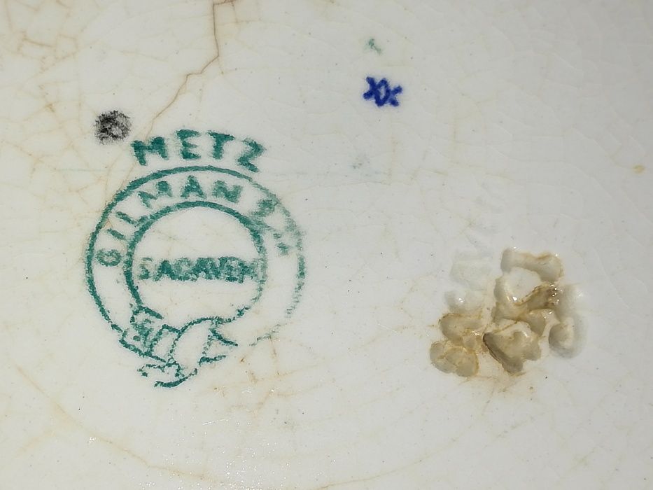 Pratos da Fábrica de Loiça de Sacavém - Gilman & Cta