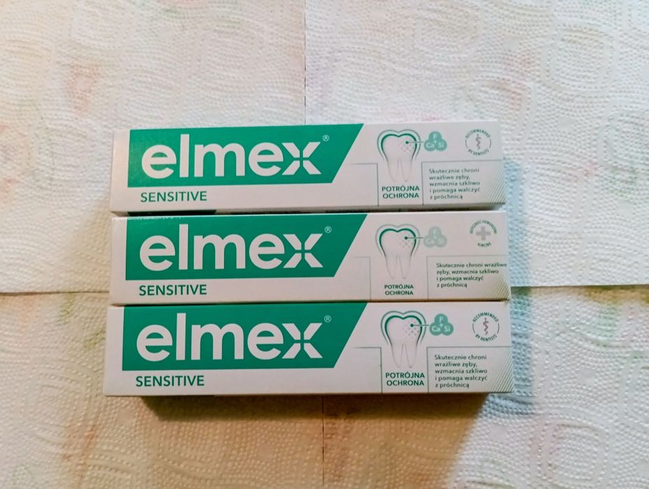 Elmex Sensitive Pasta do Zębów 75ml 3 szt.