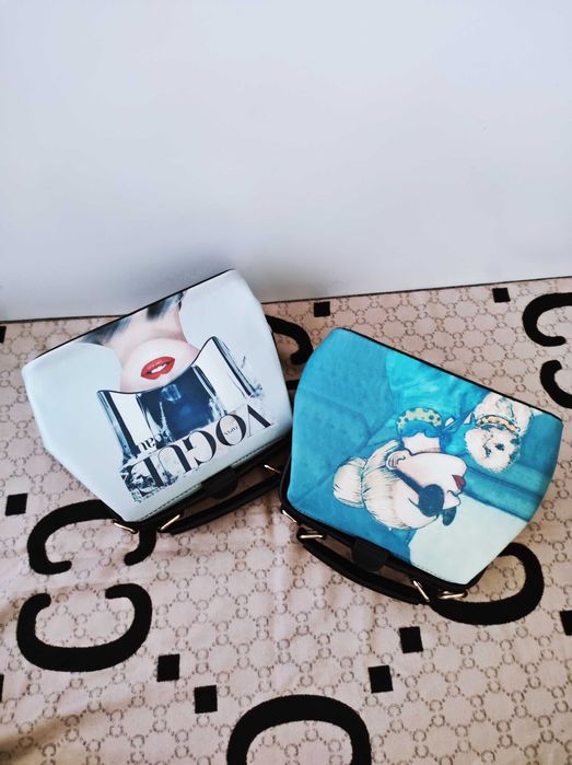 PROMOCJA!! Piękna torba damska kuferek VOGUE!! Biały. PREMIUM. Nowe.