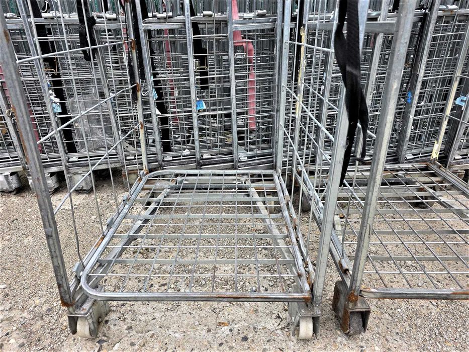 Wózek Kosz Box Transportowy Rollkontener Magazynowy Siatkowy Kurierski