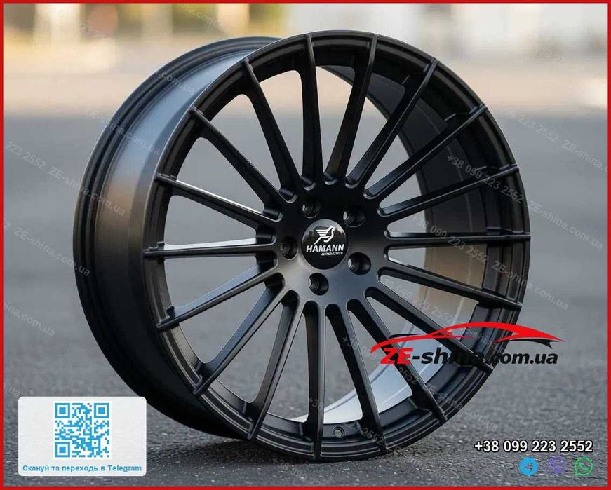 Диски Hamann R19 5x112 Різноширокі ET25/27 BMW G20 G30 X3 X4 Новинка на ринку України Black