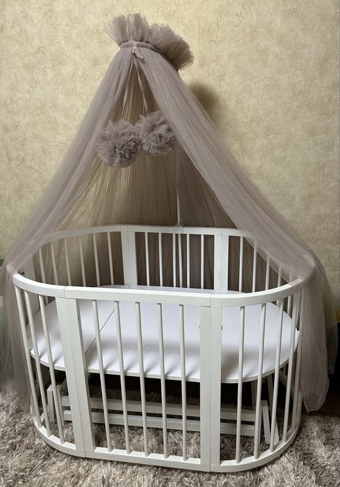 Балдахін з помпонами + тримач