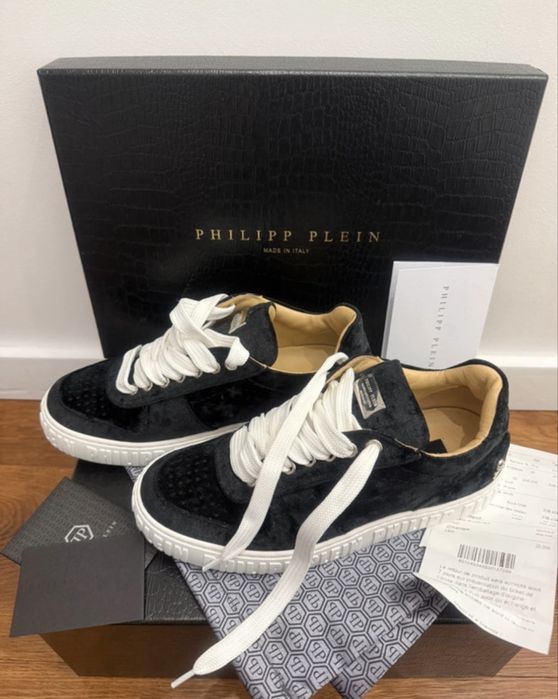 Philipp Plein buty damskie rozm 37 czarne Velur