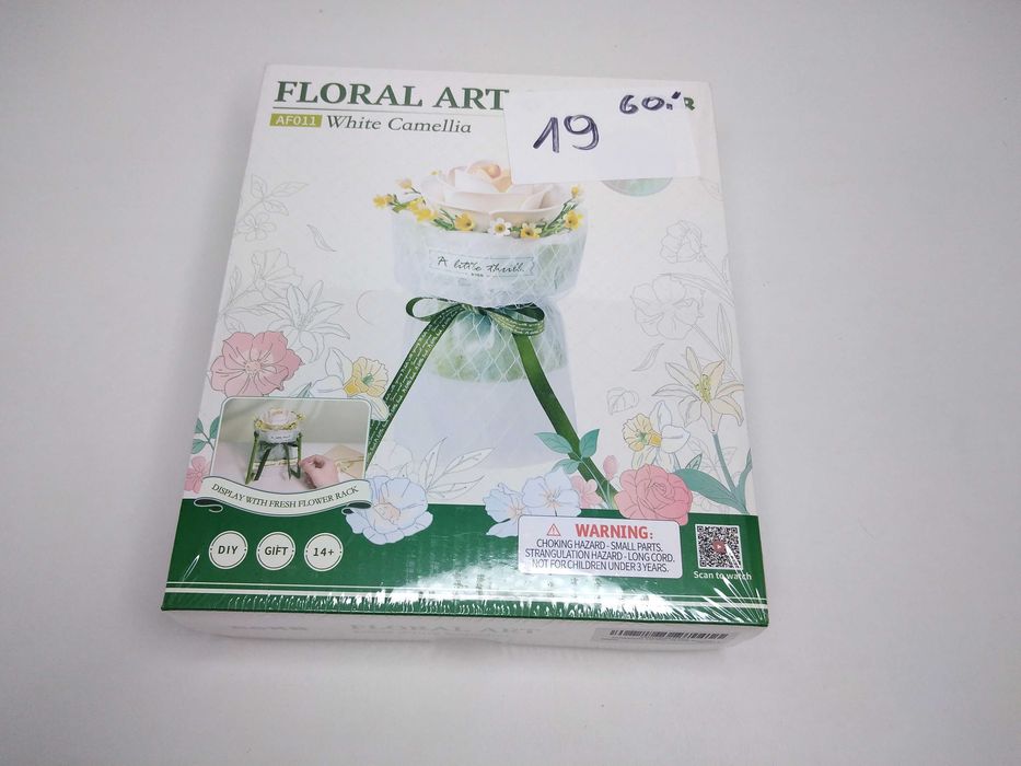 PUZZLE konstrukcyjne 3D FLORAL ART White Camellia OKAZJA!!!