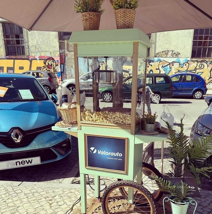 Aluguer Carrinho Pipocas