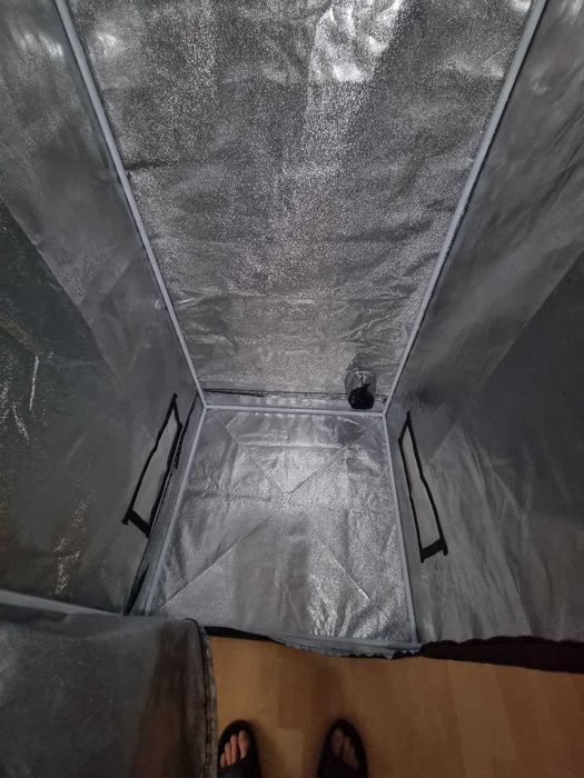 Zestaw do uprawy roślin Namiot 160x80x80, lampy sodowa+CFL, odbłyśnik