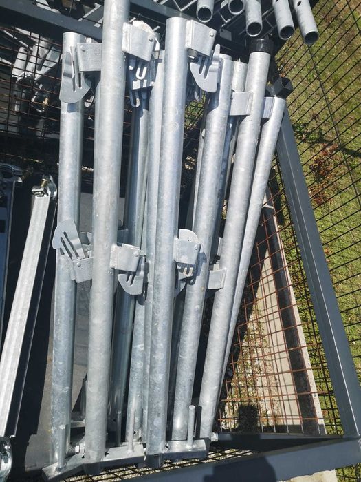 Nowe rusztowanie fasadowe Baumann dowolna konfiguracja 87 podest 2,57m