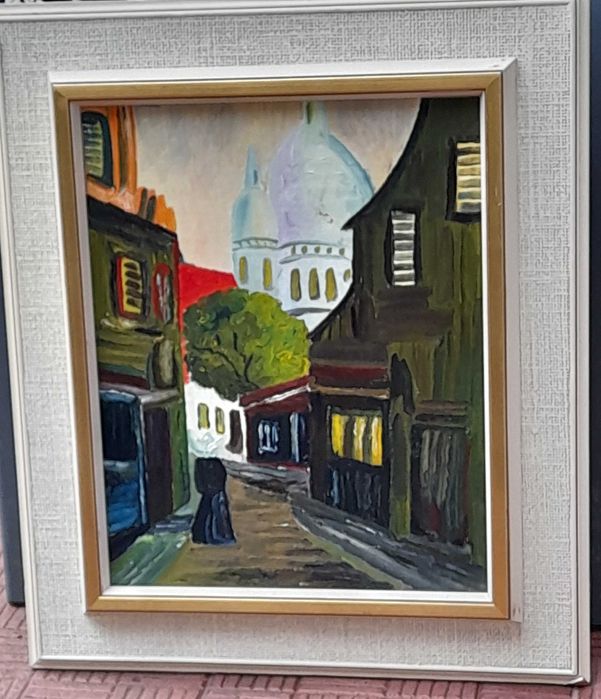 „Paryż Sacre Coeur” piękny obraz olejny