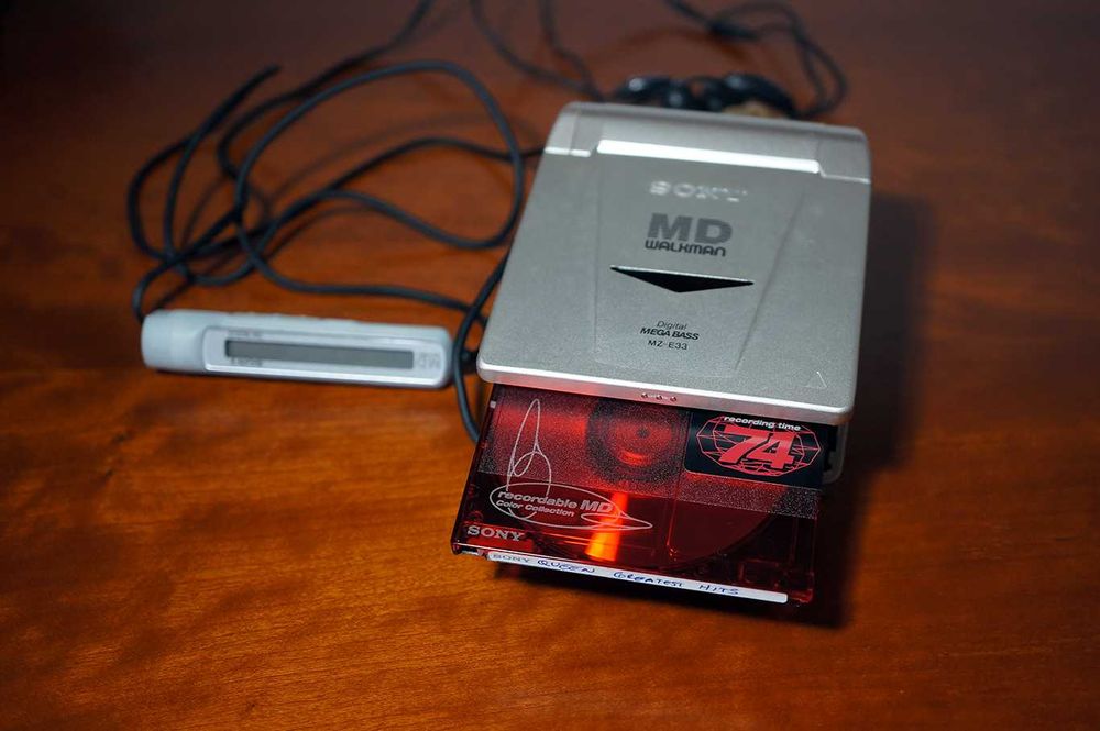 Minidisc Sony Portátil