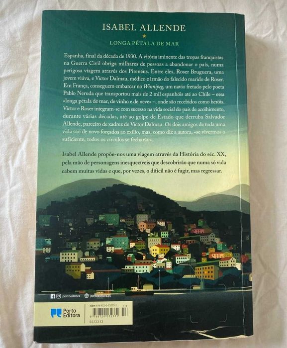 Isabel Allende Longa Pétala Mar [Novo-portes gratis)