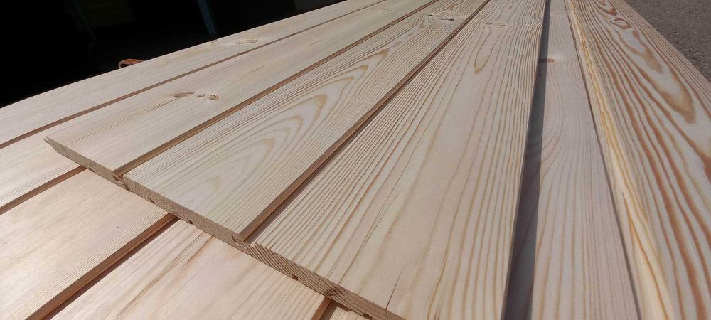 Deska elewacyjna podbitka boazeria sosnowa [LICZONE BEZ PIÓRA]