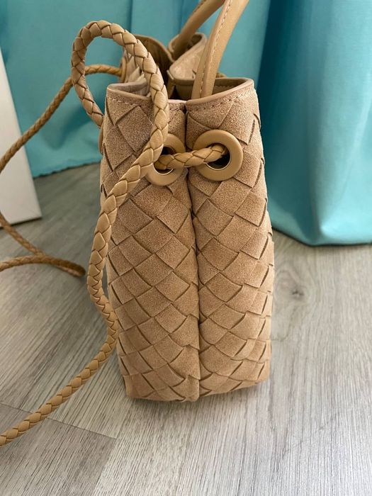 Bottega Veneta Andiamo замшевая замша сумка сумочка клатч кросбоді bv