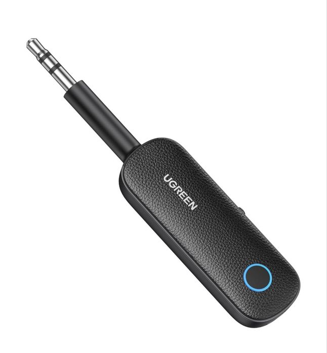 Bluetooth-адаптер Ugreen CM403 2-в-1 Bluetooth 5.0 AUX 3.5 мм Приймач-передавач з мікрофоном Чорний