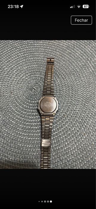 Relogio vintage wr prateado Casio