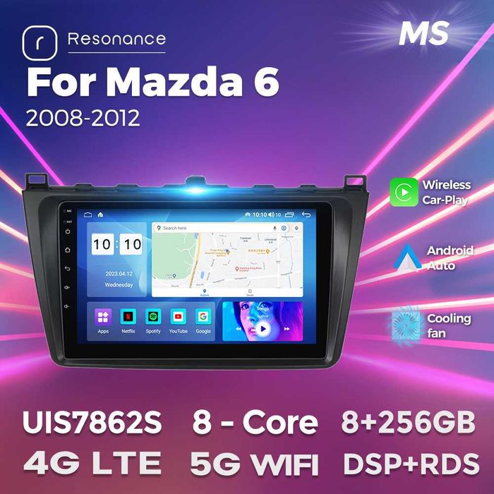 Штатна магнітола Mazda 6 GH GPS навігація android мазда