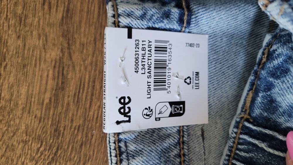 Spodnie damskie jeansowe elasticated Carol Lee regular straight 26/33