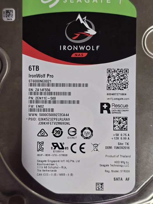 HDD Seagate IronWolf Pro 6TB