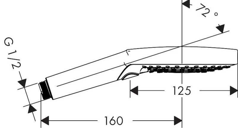 Hansgrohe Raindance Select S120 słuchawka  prysznicowa
