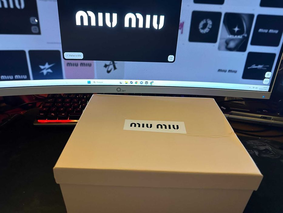 Bolsa preta MIU MIU