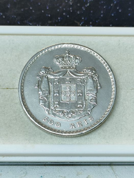 Moeda 500 reis 1847 / Prata
