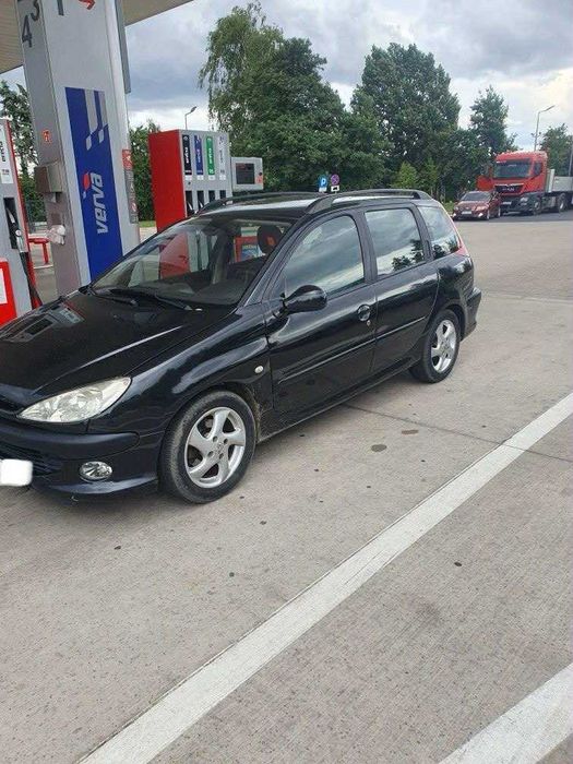 Peugeot 206 SW kombi 2.0 hdi 4,5l/100km, skóry, klima, alumy, sprawny