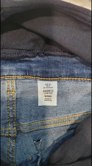 Spodenki krótkie ciążowe 36 H&M