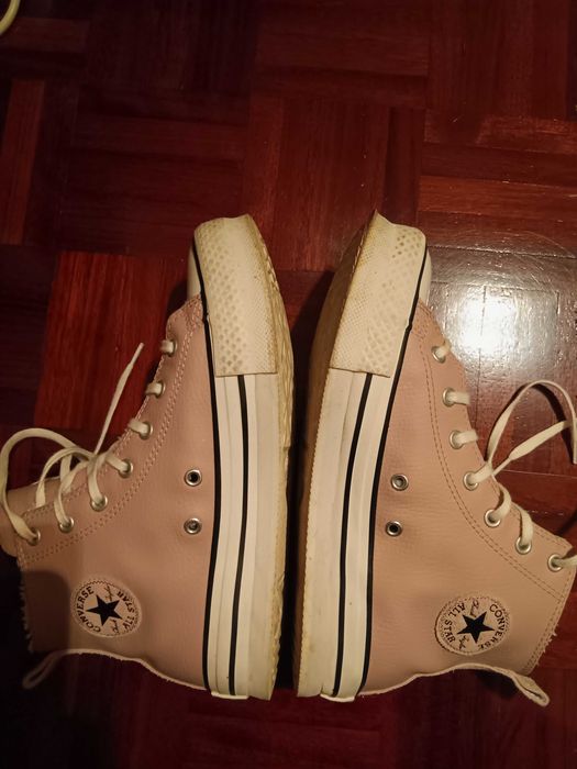 Allstar cano alto em rosa