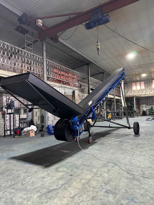 Ковшовий конвеєр під пілети, гранули, зернові, стрічковий транспортер