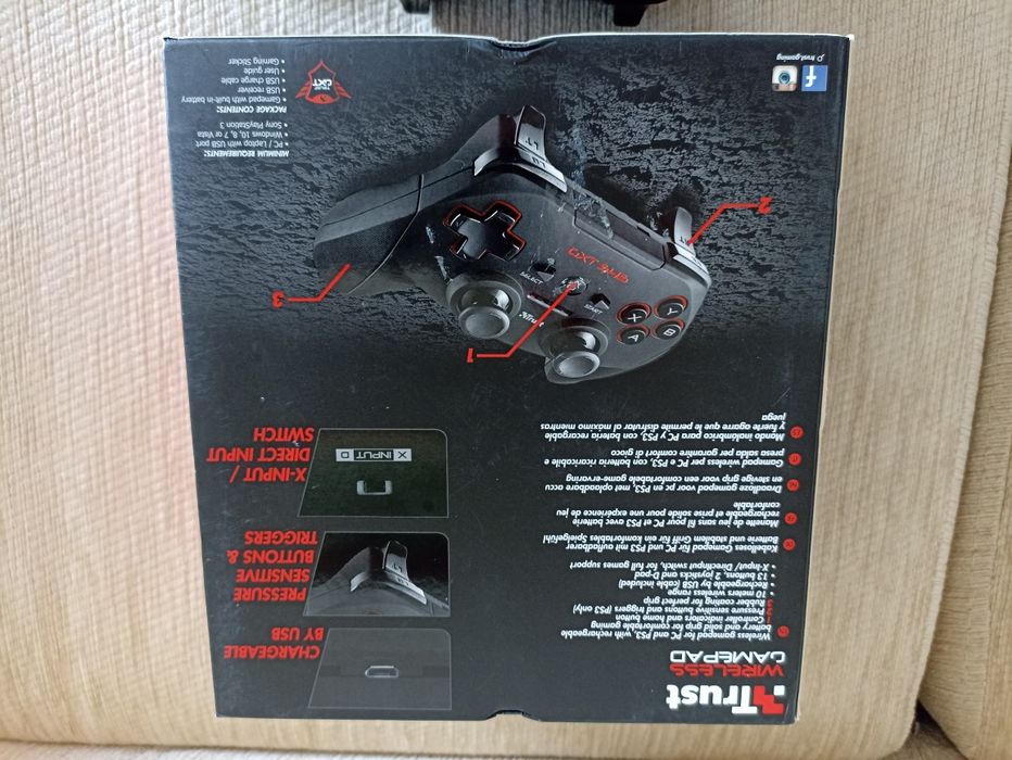 Comando Trust GTX 545 Wireless Gamepad