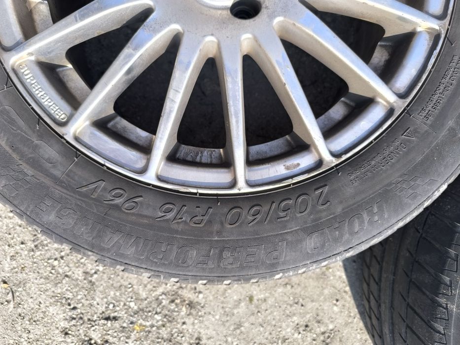 Alufelgi R16 4x100 205/60 letnie