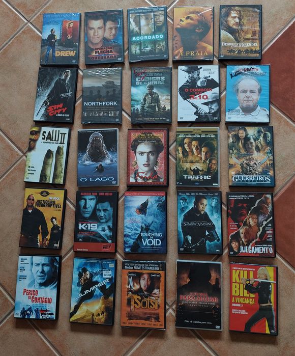 Diversos filmes em DVD