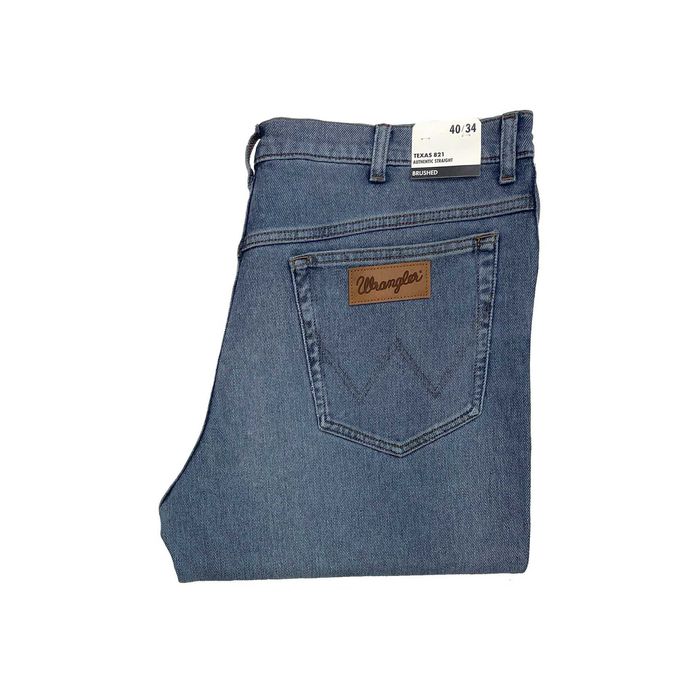 Spodnie męskie jeansy Wrangler Texas 821 Cover Blue W40 L34