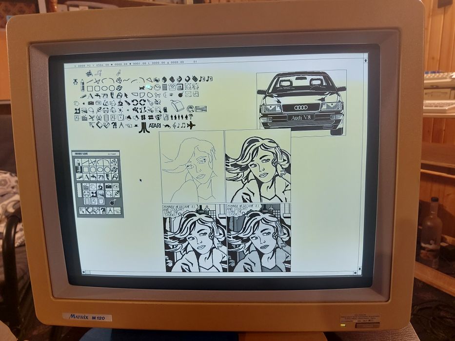 Monitor ECL do Atari TT  EIZO Flexscan 6500
