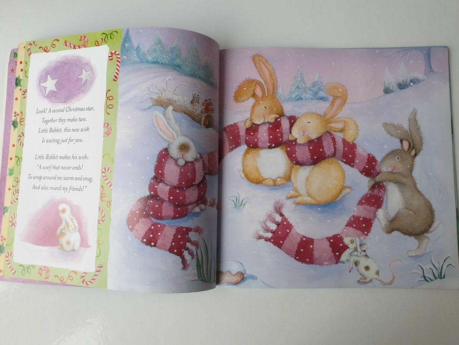 книга дітям анлійською сніговик Різдво пригоди  Ten Christmas Wishes