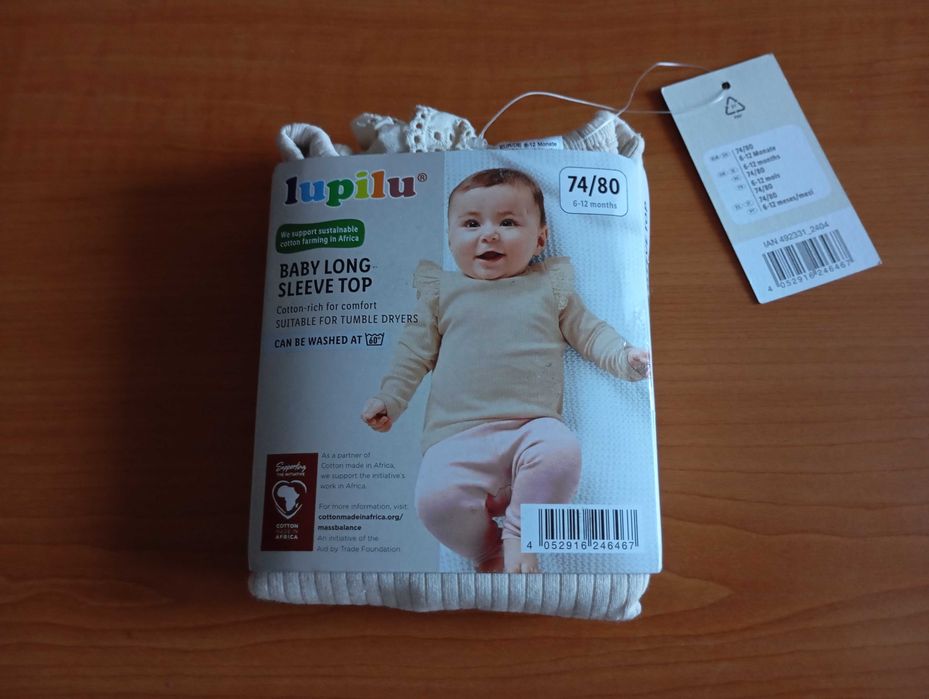 Bluzka niemowlęca dla dziewczynki 74/80