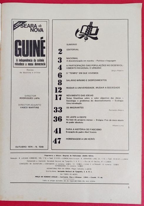 A Independência da GUINÉ
