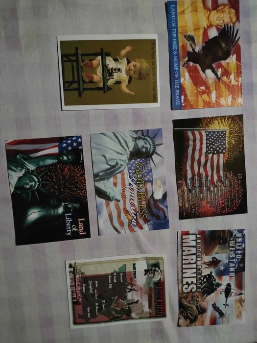 Cartão postal  : Shangai , Atenas, América, Madrid , Grécia e outros