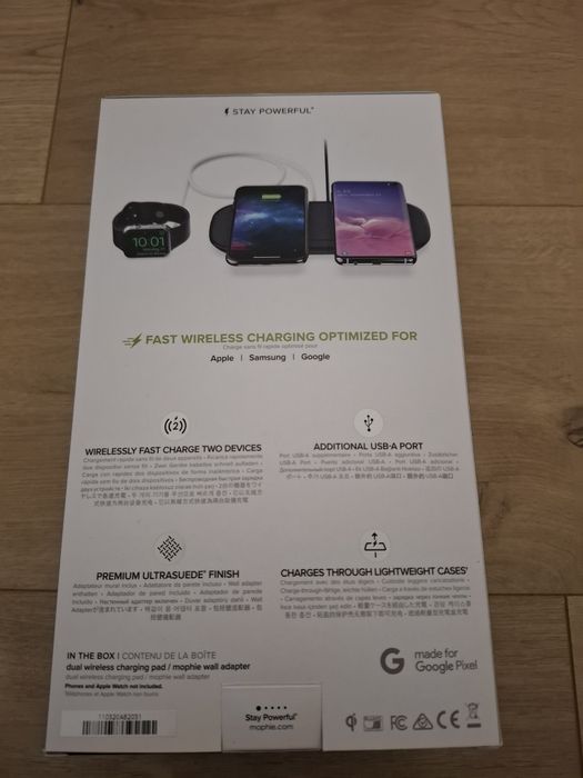 Ładowarka indukcyjna MOPHIE dual wireless charging pad