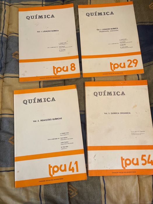 Livros Química Coleção Textos Pré-Universitários