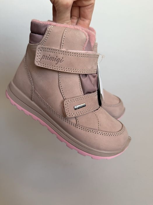 шкіряні зимові чоботи 29р. Primigi,термо черевики на мембрані gore-tex