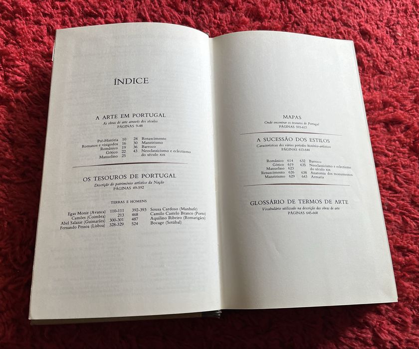 Livro Tesouros Artisticos de Portugal