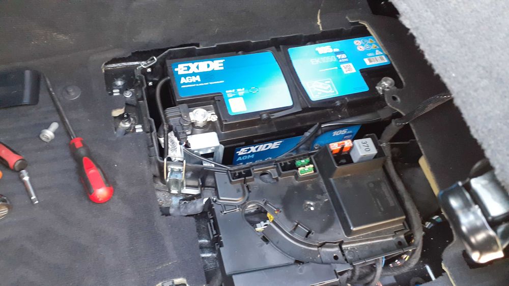 Akumulator EXIDE AGM STOP-START 12V 105Ah/950A, 26 m-cy, test