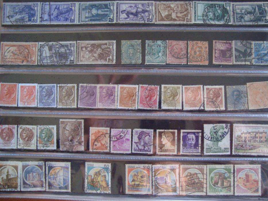 Colecção selos e blocos