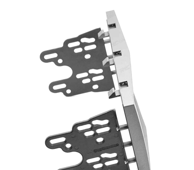 MOLDURA ADAPTADOR CINZA PARA RADIO 2-DIN PARA OPEL ASTRA ANTARA CORSA ZAFIRA