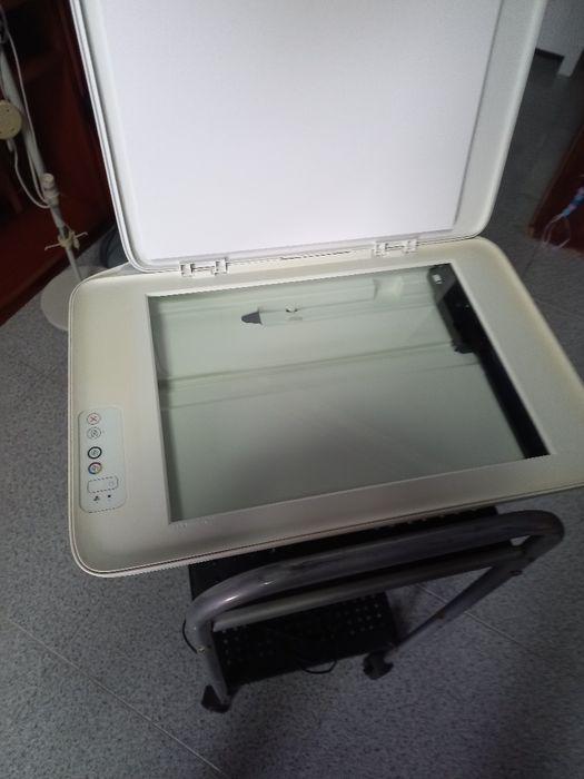 Impressora HP a funcionar