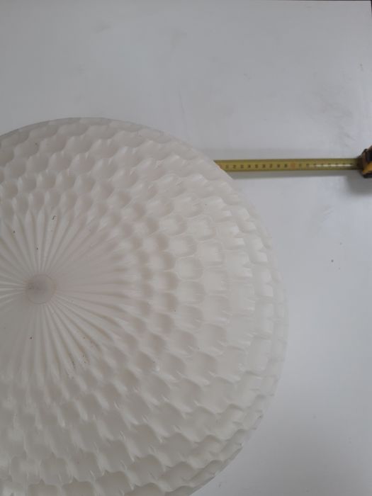 Klosz do lampy z tworzywa space age lata 60te