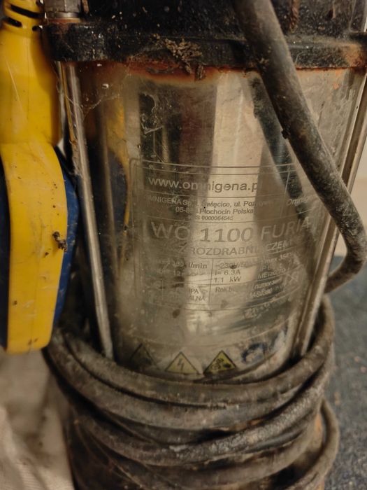 Pompa z rozdrabniaczem WQ Furia 1100 Omnigena 230V